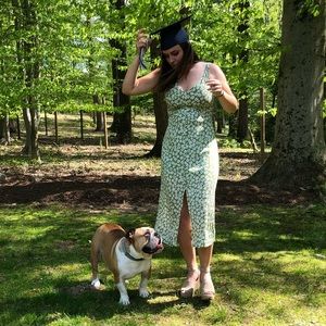 Floral midi dress